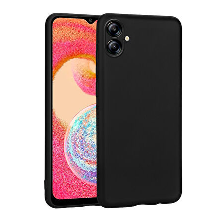 Samsung Galaxy A04E Kılıf Esnek Yapılı İnce Slim Silikon Kapak RYC/Premier