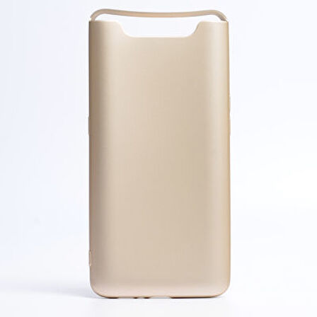 Samsung Galaxy A80 Kılıf Esnek Yapılı İnce Slim Silikon Kapak RYC/Premier