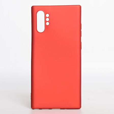 Samsung Galaxy Note 10 Plus Kılıf Esnek Yapılı İnce Slim Silikon Kapak RYC/Premier