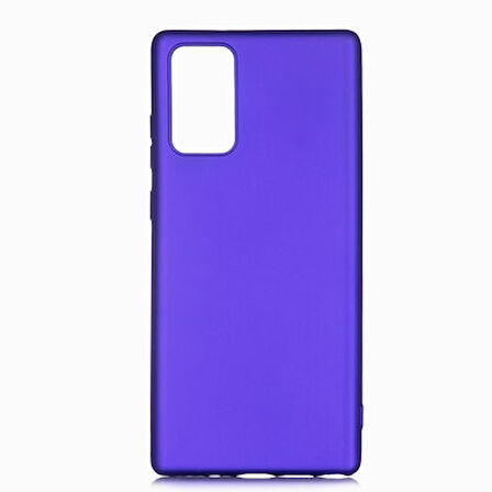 Samsung Galaxy Note 20 Kılıf Esnek Yapılı İnce Slim Silikon Kapak RYC/Premier