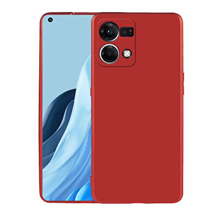 Oppo Reno 7 4G Kılıf Esnek Yapılı İnce Slim Silikon Kapak RYC/Premier