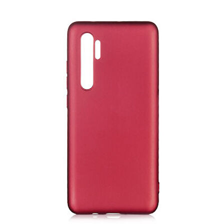 Xiaomi Mi Note 10 Lite Kılıf Esnek Yapılı İnce Slim Silikon Kapak RYC/Premier