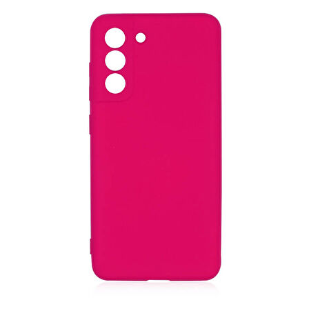 Samsung Galaxy S21 FE İçi Kadife Dolgulu Şık Candy Lansman Silikon Kılıf