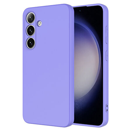 Samsung Galaxy S25 Plus Kılıf Kadife Dolgulu Şık Candy Lansman Silikon Kapak