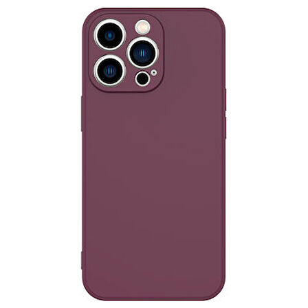 iPhone 13 Pro Max İçi Kadife Dolgulu Şık Candy Lansman Silikon Kılıf