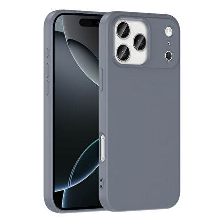iPhone 17 Pro Max İçi Kadife Dolgulu Şık Candy Lansman Silikon Kılıf