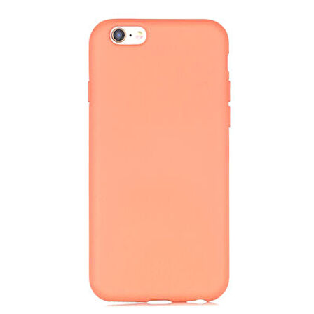 iPhone 6S İçi Kadife Dolgulu Şık Candy Lansman Silikon Kılıf