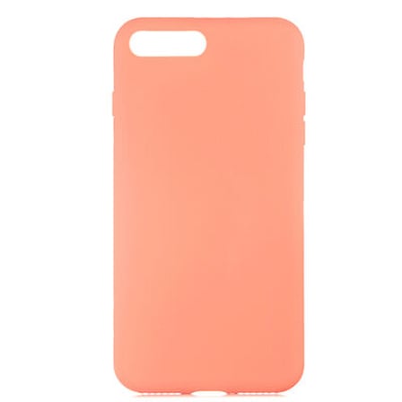 iPhone 8 Plus İçi Kadife Dolgulu Şık Candy Lansman Silikon Kılıf