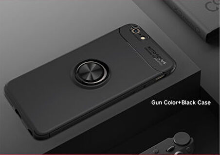 iPhone 6 Plus  Kılıf Yüzüklü Sağlam Esnek Ringo Silikon Kapak