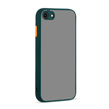 iPhone 7 Kılıf Sade Mat Görünümlü Vulcan Silikon Kapak