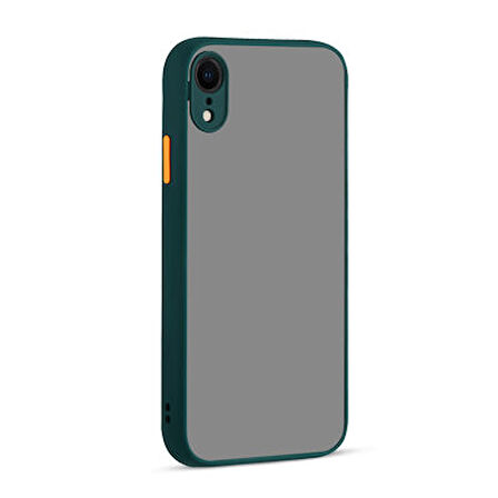 iPhone XR Kılıf Sade Mat Görünümlü Vulcan Silikon Kapak