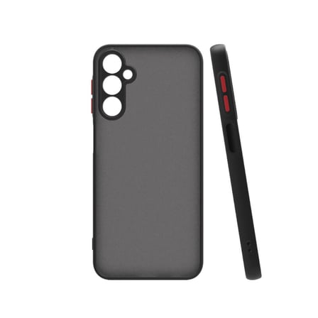 Samsung Galaxy S24 FE Kılıf Arkası Buğulu Kenarları Renkli Sert Premium Silikon Kapak RCV/Hux