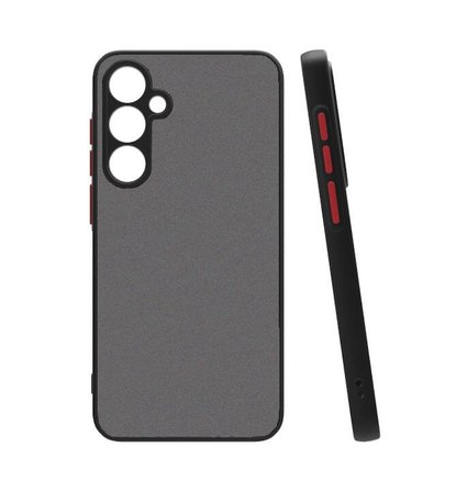 Samsung Galaxy S24 Plus Kılıf Arkası Buğulu Kenarları Renkli Sert Premium Silikon Kapak RCV/Hux
