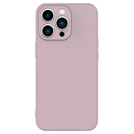 iPhone 13 Pro Max Kılıf İçi Telefonu Çizmeyen Kadife Kaplı Dışı Soft Yapılı Esnek Lansman Kapak RYC/Mara
