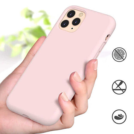 iPhone 14 Plus Kılıf İçi Telefonu Çizmeyen Kadife Kaplı Dışı Soft Yapılı Esnek Lansman Kapak RYC/Mara