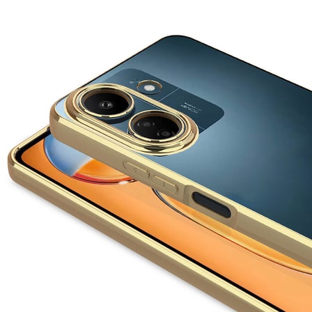 iPhone 8 Plus Kılıf Kenarları Lazer Renkli ve Logo Detaylı Şık Esnek Premium Silikon Kapak RYC/Omega