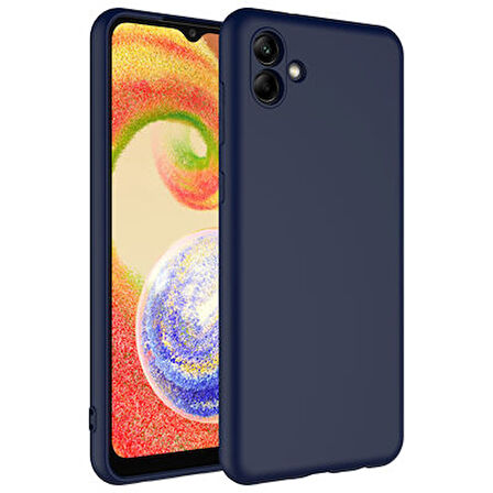 Samsung Galaxy A04 İçi Kadife Dolgulu Şık Candy Lansman Silikon Kılıf