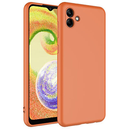 Samsung Galaxy A04 Kılıf İçi Telefonu Çizmeyen Kadife Kaplı Dışı Soft Yapılı Esnek Lansman Kapak RYC/Mara