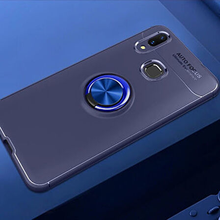 Samsung Galaxy A10S  Kılıf Yüzüklü Sağlam Esnek Ringo Silikon Kapak