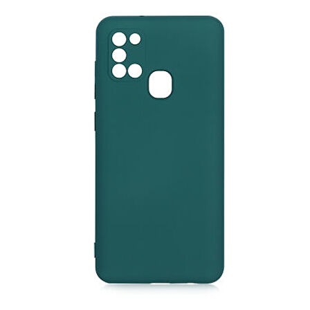 Samsung Galaxy A21S Kılıf İçi Kadife Dolgulu Kasayı Çizmeyen Sweetish Lansman Premium Kapak