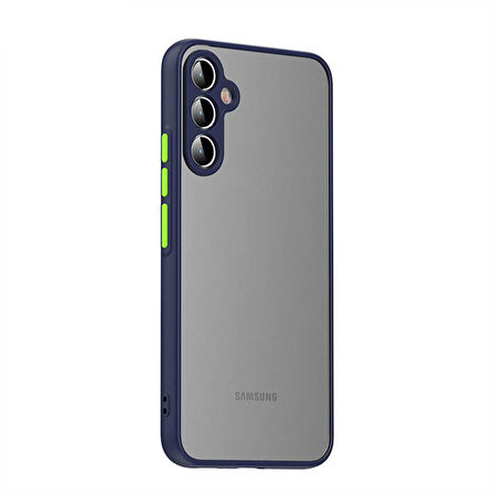 Samsung Galaxy A34 Kılıf Kenarları Renkli Sert Yapılı Şık Silikon Kapak RYC/Hux