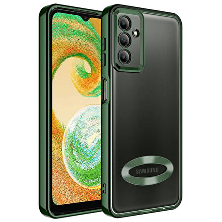 Samsung Galaxy A54 Kılıf Logo Detaylı ve Parlak NLight Premium Silikon Kapak