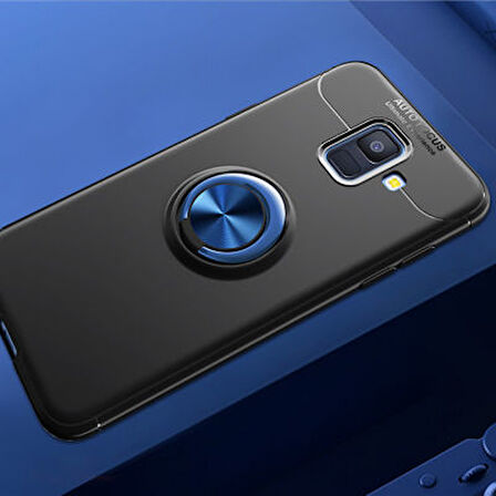 Samsung Galaxy A6 2018  Kılıf Yüzüklü Sağlam Esnek Ringo Silikon Kapak