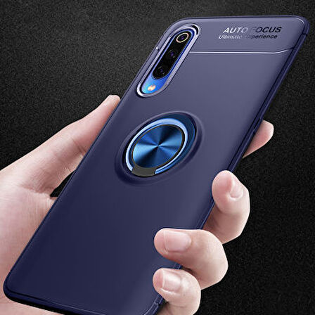 Samsung Galaxy A70  Kılıf Yüzüklü Sağlam Esnek Ringo Silikon Kapak