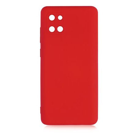 Samsung Galaxy A81 İçi Kadife Dolgulu Şık Candy Lansman Silikon Kılıf