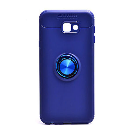 Samsung Galaxy J4 Plus  Kılıf Yüzüklü Sağlam Esnek Ringo Silikon Kapak