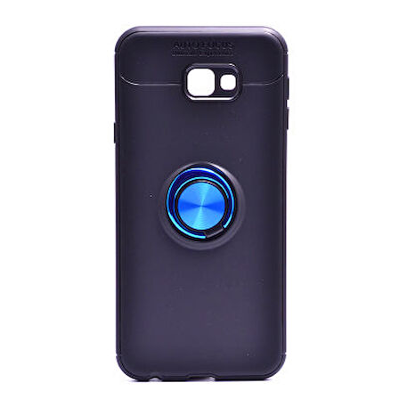Samsung Galaxy J4 Plus  Kılıf Yüzüklü Sağlam Esnek Ringo Silikon Kapak