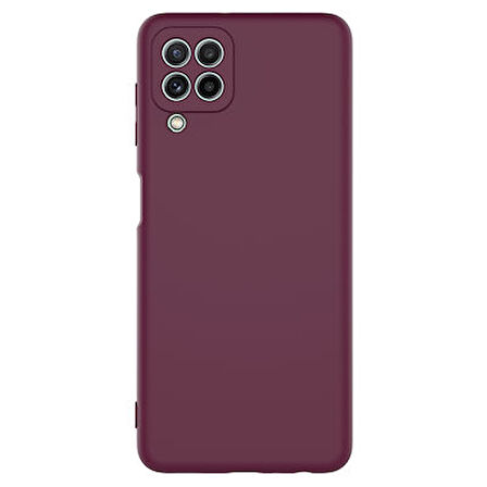 Samsung Galaxy M32 Kılıf İçi Telefonu Çizmeyen Kadife Kaplı Dışı Soft Yapılı Esnek Lansman Kapak RYC/Mara