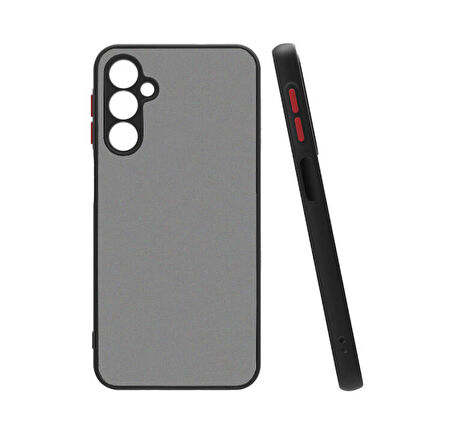 Samsung Galaxy M34 5G Kenarları Renkli Arkası Buğulu Şık Hux Silikon Kılıf