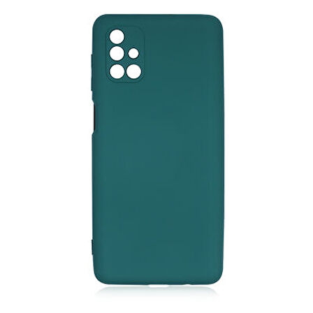 Samsung Galaxy M51 Kılıf İçi Telefonu Çizmeyen Kadife Kaplı Dışı Soft Yapılı Esnek Lansman Kapak RYC/Mara