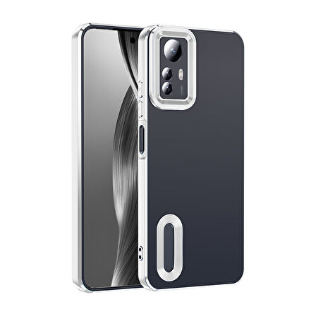 Redmi Note 12S Şık Tasarımlı ve Parlak Omega Premium Silikon Kılıf