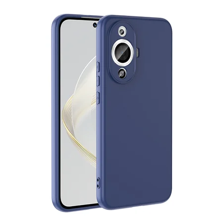 Huawei Nova 12S Kılıf Kadife Dolgulu Şık Candy Lansman Silikon Kapak