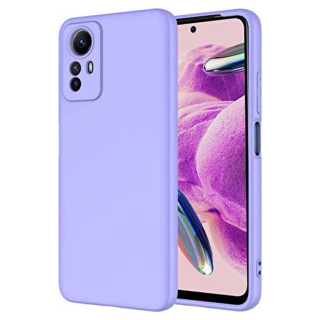 Redmi Note 12S İçi Kadife Dolgulu Şık Candy Lansman Silikon Kılıf