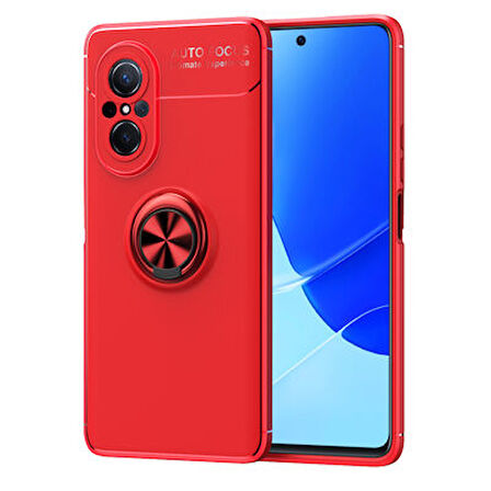 Huawei Nova 9 SE  Kılıf Yüzüklü Sağlam Esnek Ringo Silikon Kapak