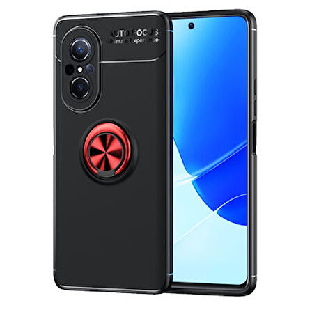 Huawei Nova 9 SE  Kılıf Yüzüklü Sağlam Esnek Ringo Silikon Kapak