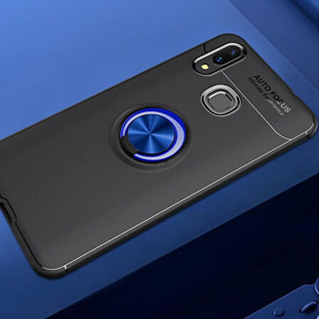 Huawei P Smart 2019  Kılıf Yüzüklü Sağlam Esnek Ringo Silikon Kapak