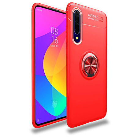 Huawei P Smart Pro 2019  Kılıf Yüzüklü Sağlam Esnek Ringo Silikon Kapak