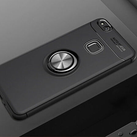 Huawei P10 Lite  Kılıf Yüzüklü Sağlam Esnek Ringo Silikon Kapak