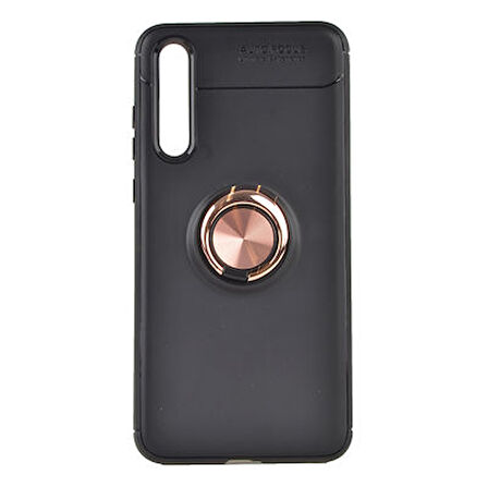 Huawei P20 Pro  Kılıf Yüzüklü Sağlam Esnek Ringo Silikon Kapak