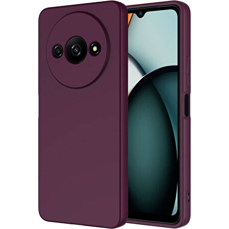 Redmi A3 4G 2024 İçi Kadife Dolgulu Şık Candy Lansman Silikon Kılıf