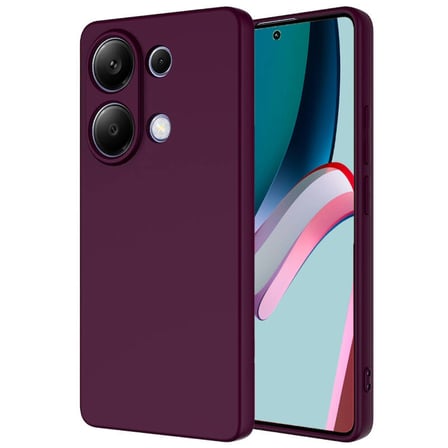 Poco M6 Pro 4G Kılıf İçi Telefonu Çizmeyen Kadife Kaplı Dışı Soft Yapılı Esnek Lansman Kapak RYC/Mara