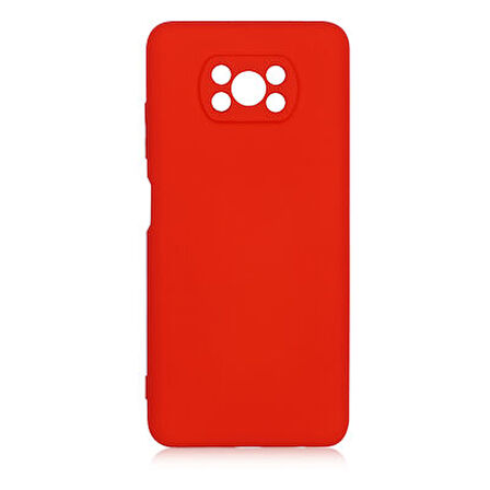 Poco X3 Pro Kılıf İçi Telefonu Çizmeyen Kadife Kaplı Dışı Soft Yapılı Esnek Lansman Kapak RYC/Mara