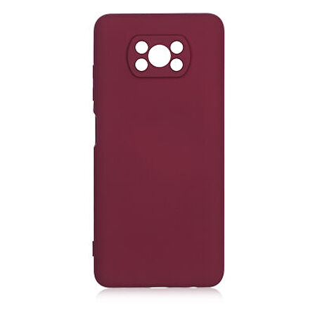 Poco X3 Pro Kılıf İçi Telefonu Çizmeyen Kadife Kaplı Dışı Soft Yapılı Esnek Lansman Kapak RYC/Mara