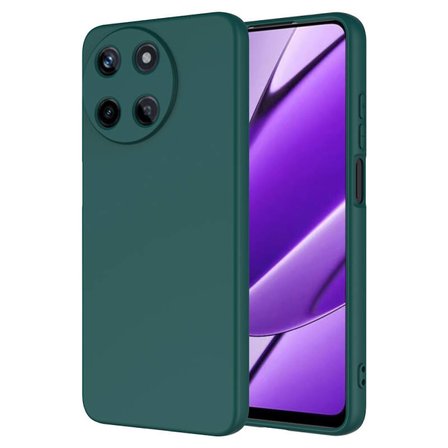 Realme 11 4G Kılıf İçi Telefonu Çizmeyen Kadife Kaplı Dışı Soft Yapılı Esnek Lansman Kapak RYC/Mara