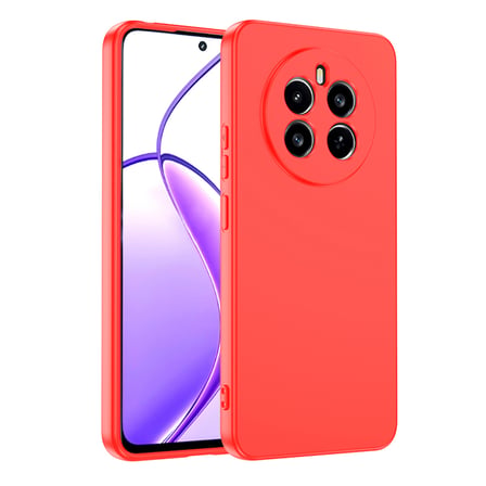 Realme 12 4G Kılıf İçi Telefonu Çizmeyen Kadife Kaplı Dışı Soft Yapılı Esnek Lansman Kapak RYC/Mara