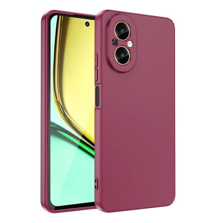Realme 12 Lite Kılıf İçi Telefonu Çizmeyen Kadife Kaplı Dışı Soft Yapılı Esnek Lansman Kapak RYC/Mara